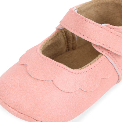 Pink Ruffle Baby Shoes