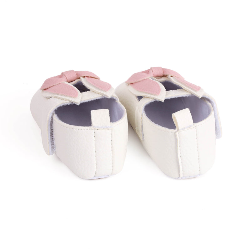 Cute Bunny Baby Shoes - White