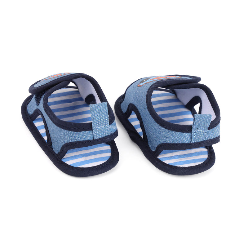 Racing Car Baby Shoes - Blue