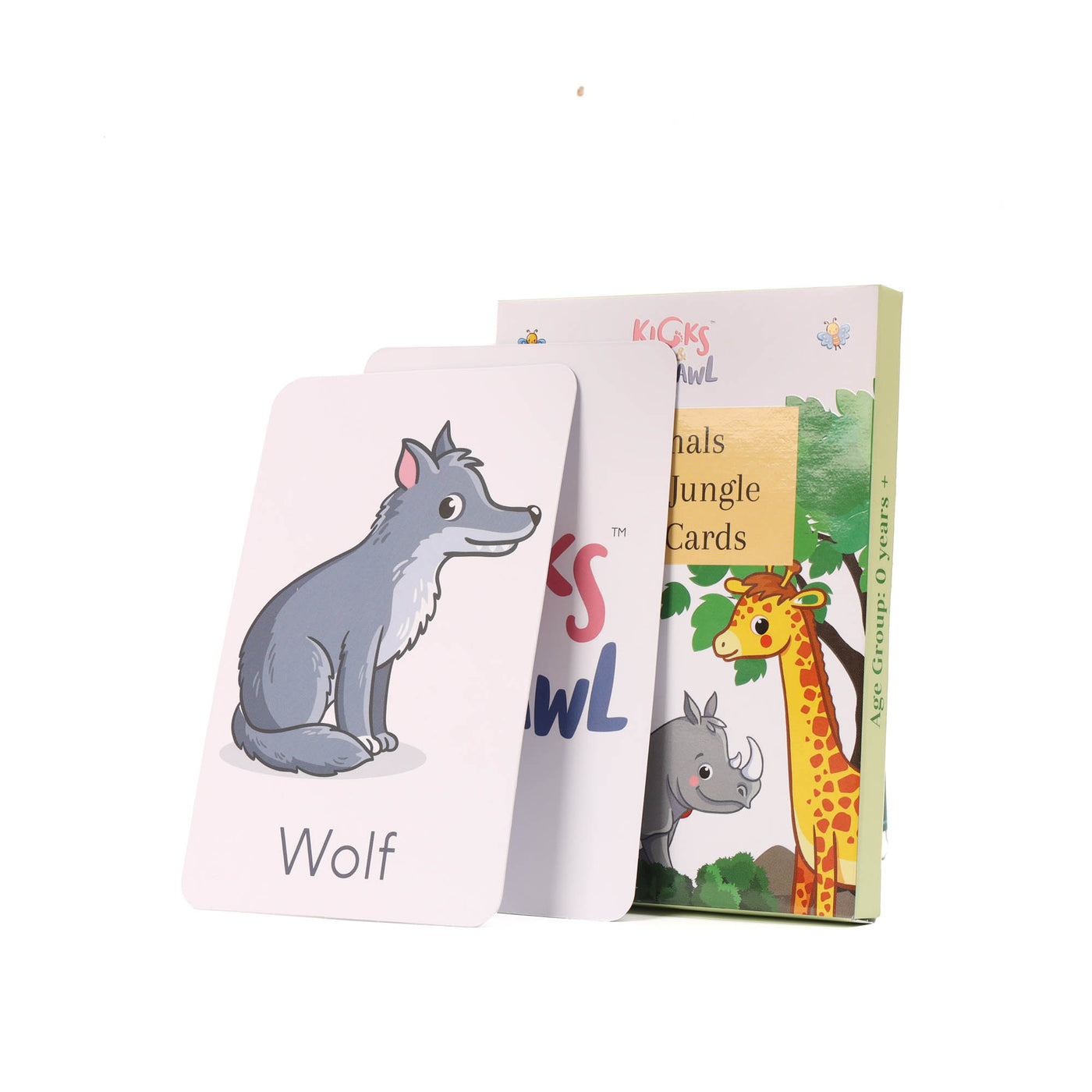 Jungle Animal Flashcards for Kids