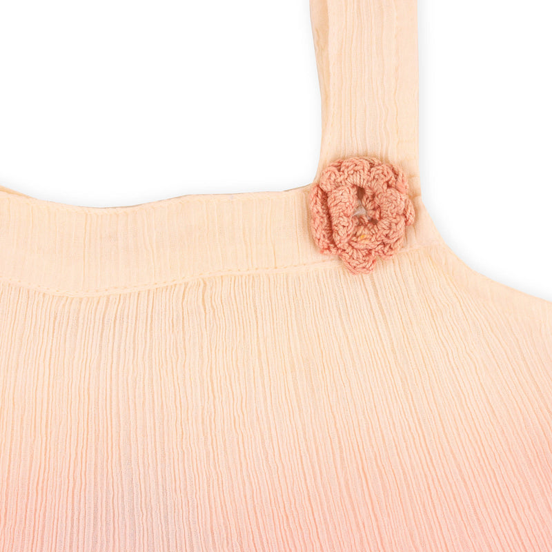 Tie Dye Ombre Dress - Pink & Peach