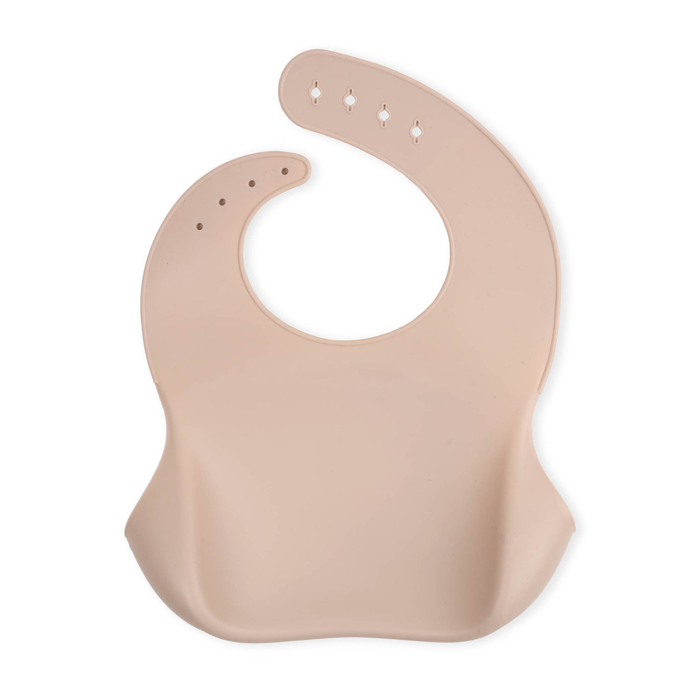 Cream Silicone Bibs