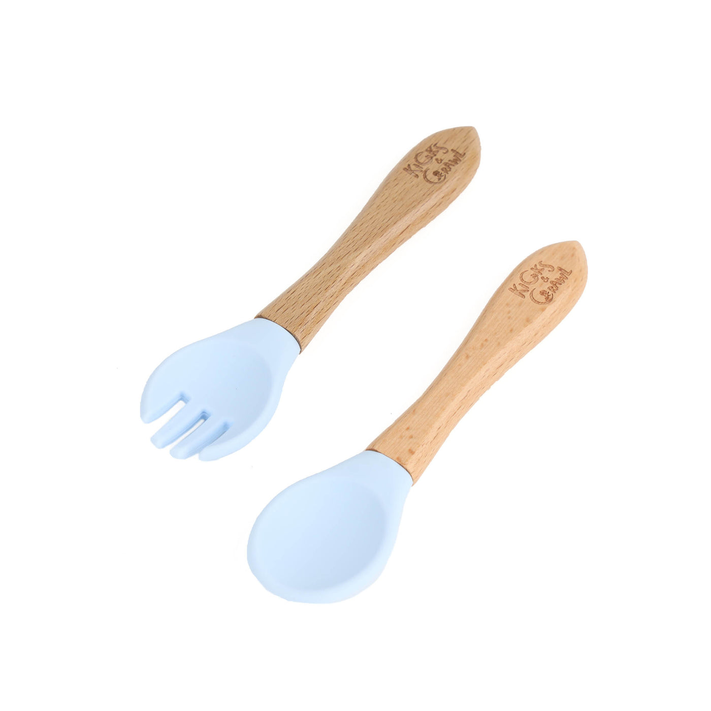 Sky Blue Silicone Mealtime Set