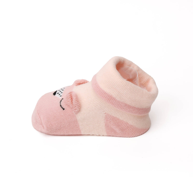 Sleepy Baby Socks - Pink & Peach