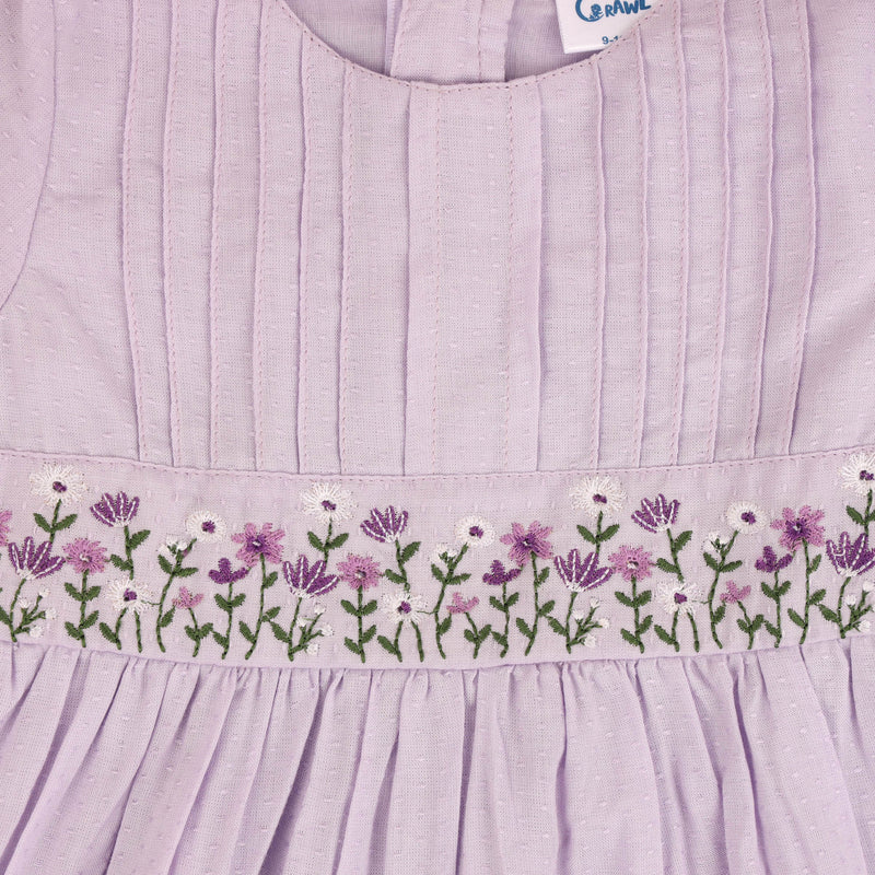 Fun in Floral Lilac Dress