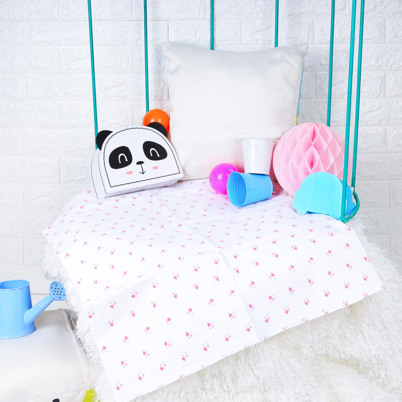 Baby Hearts Waterproof Bed Sheet