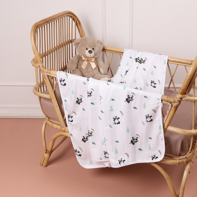 Baby Panda Bamboo Blankets