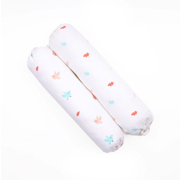 Pink Bunny Organic Bolsters - 2 pack