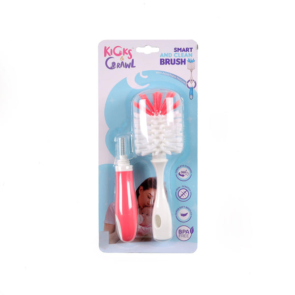 Smart & Clean Bottle Brush - Pink