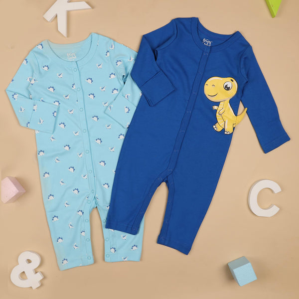 Dino Dude's Rompers - 2 pack