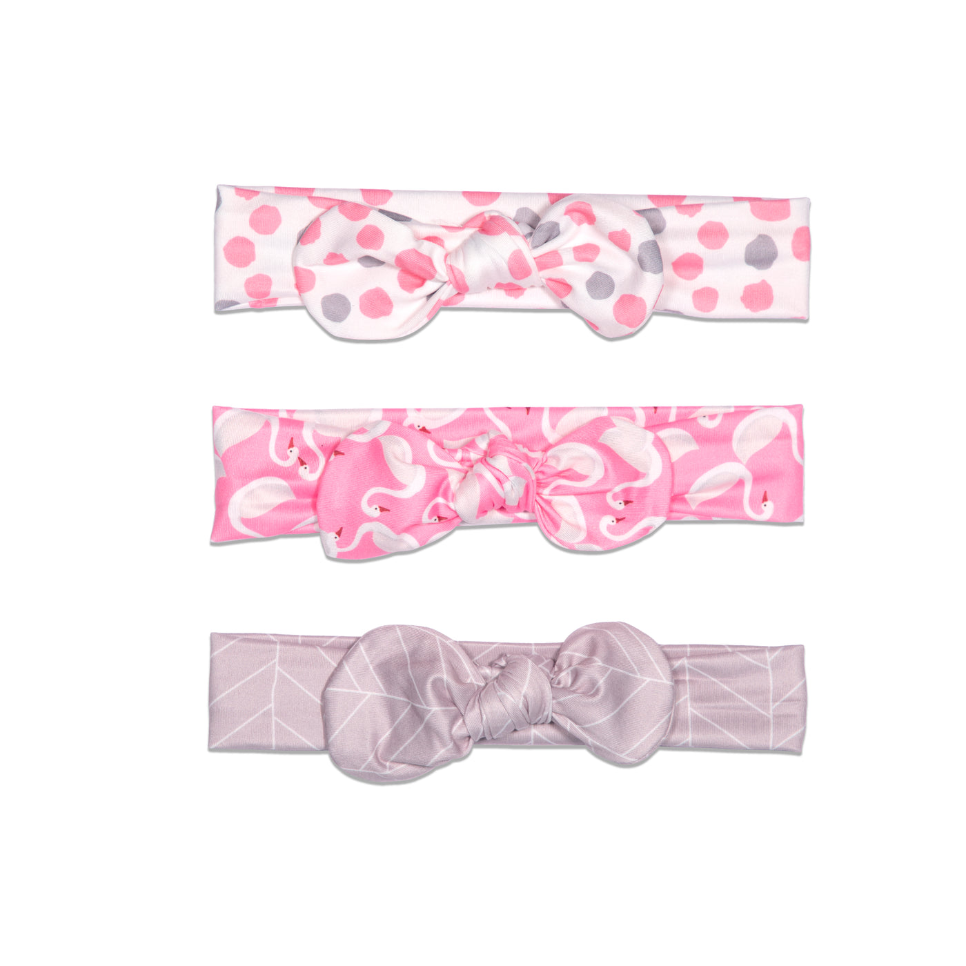 Blush Swan Headband Set-  3 Pack