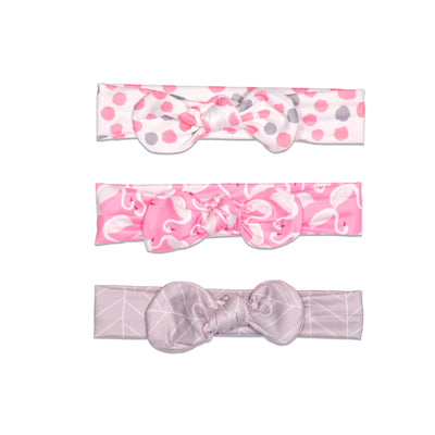 Blush Swan Headband Set-  3 Pack