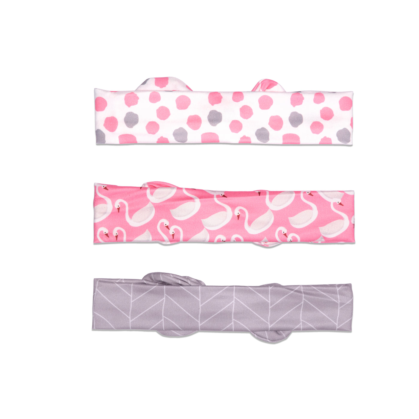 Blush Swan Headband Set-  3 Pack