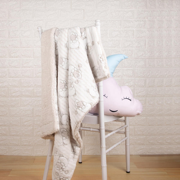 Creamy Teddy Fur Blankets