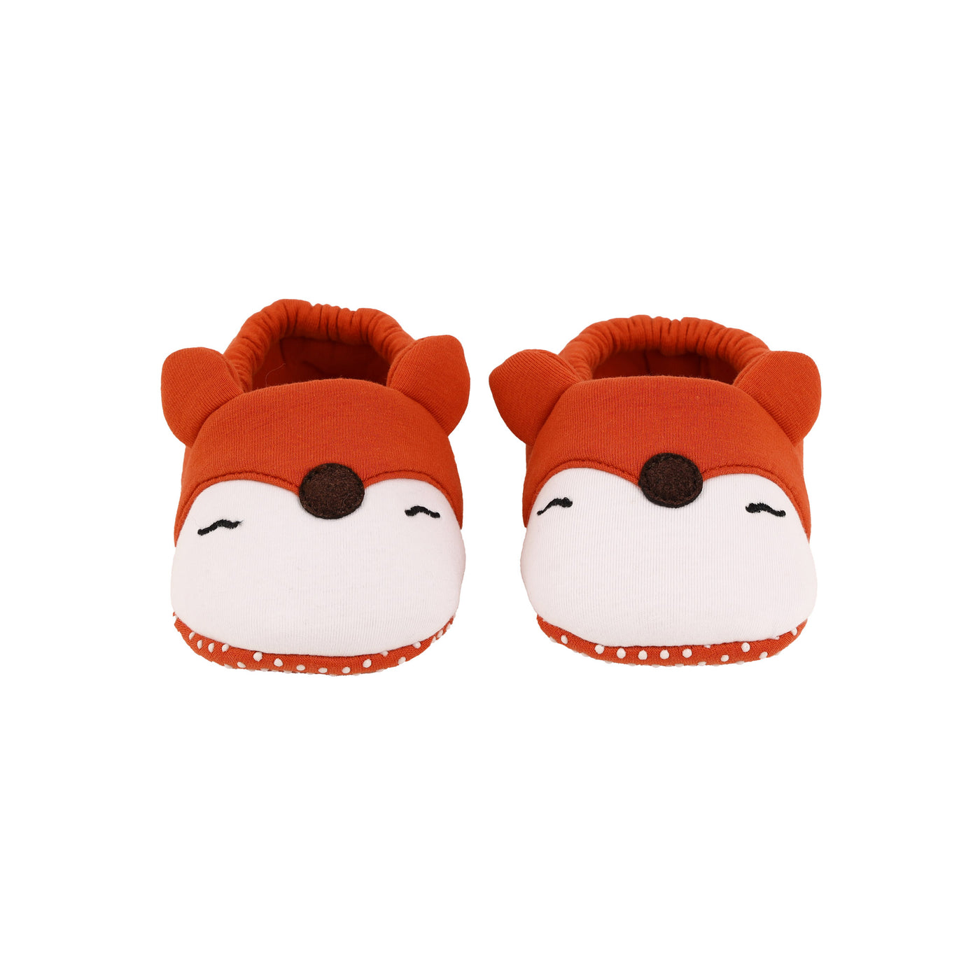 Red Foxy Crawls Elastic Booties