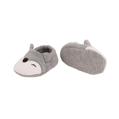 Grey Foxy Crawls Elastic Booties