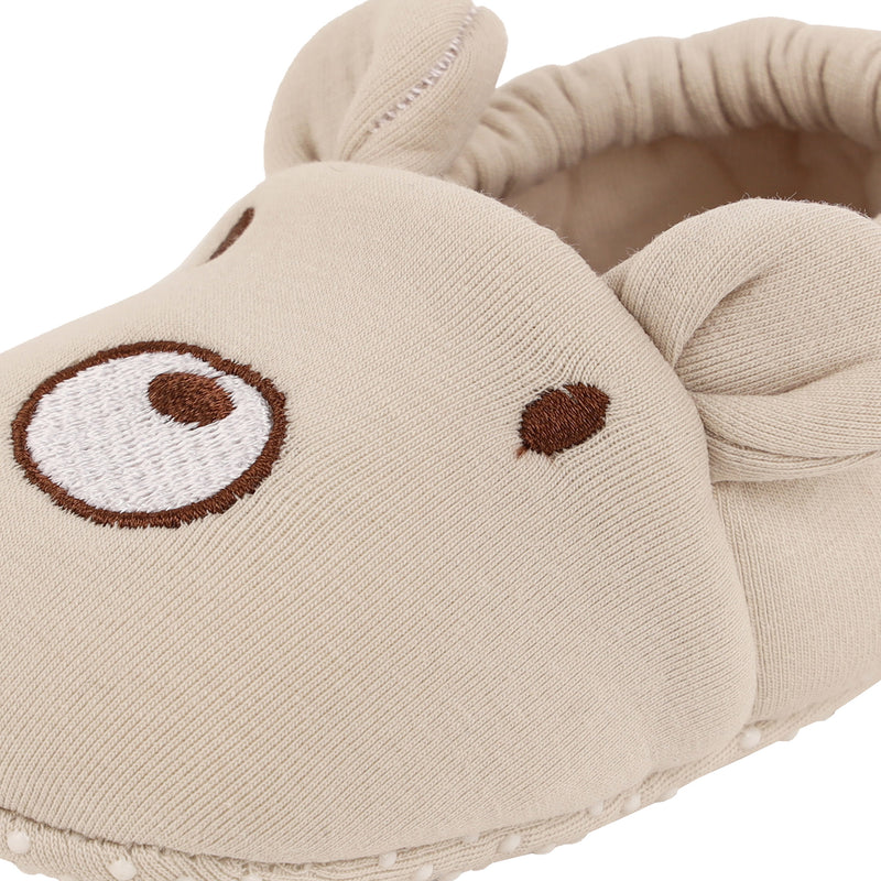 Creamy Bear Elastic Booties