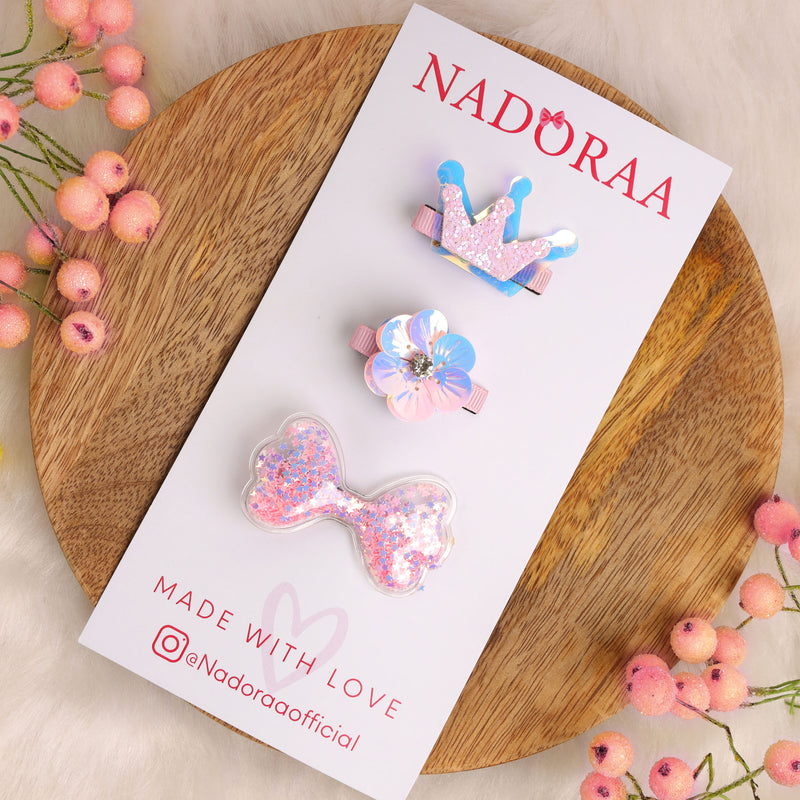 Little Princess Hairclips- Pack of 3