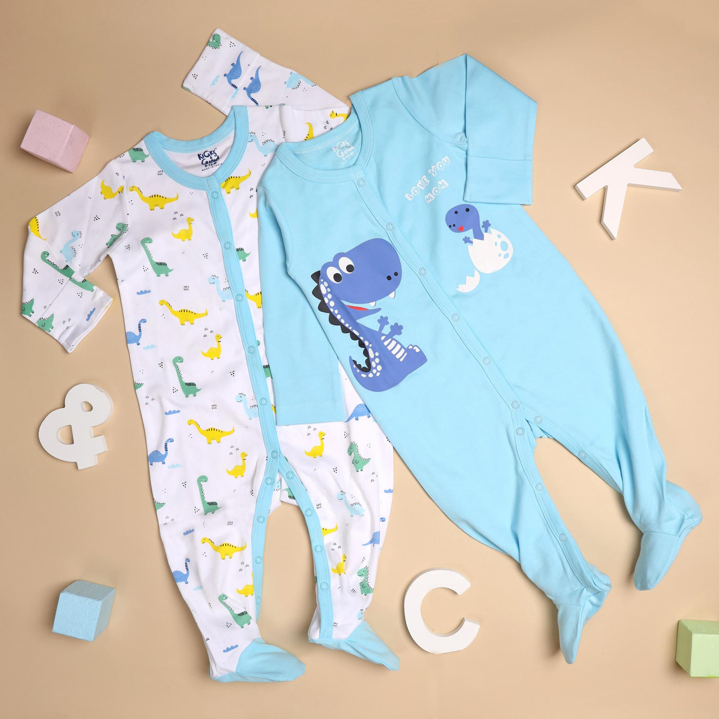 Mommy's Favourite Dino Sleepsuit 