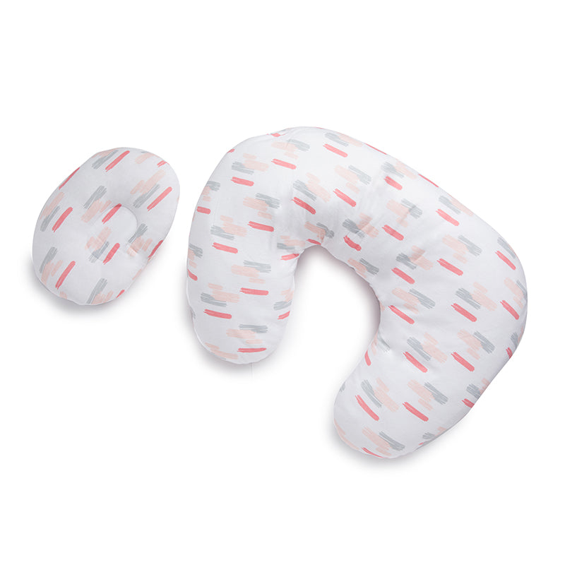 Pink & White Feeding Pillow