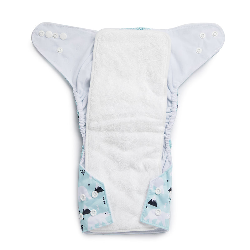 Snowy Bear Reusable Cloth Diaper