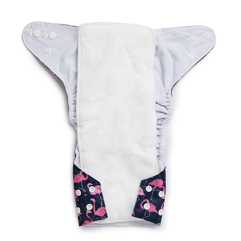 Happy Flamingos Reusable Cloth Diaper