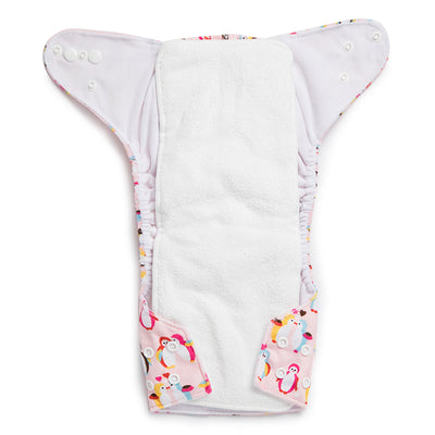 Baby Penguins Reusable Velvet Cloth Diaper