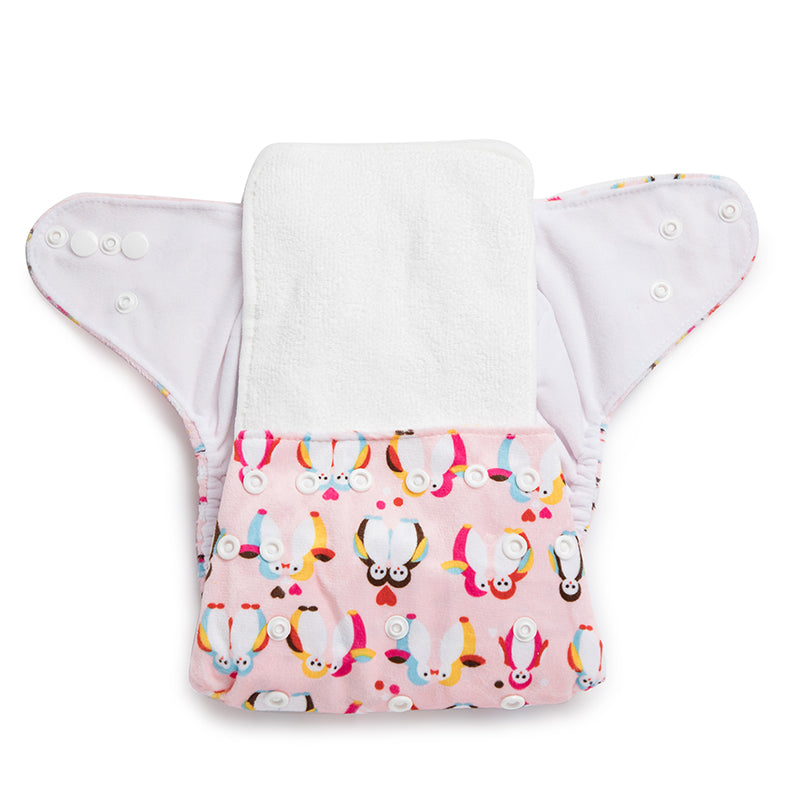 Baby Penguins Reusable Velvet Cloth Diaper