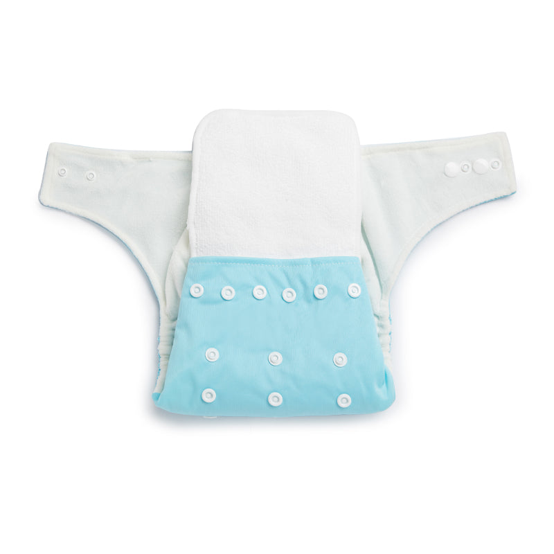 Reusable Baby Blue Cloth Diaper
