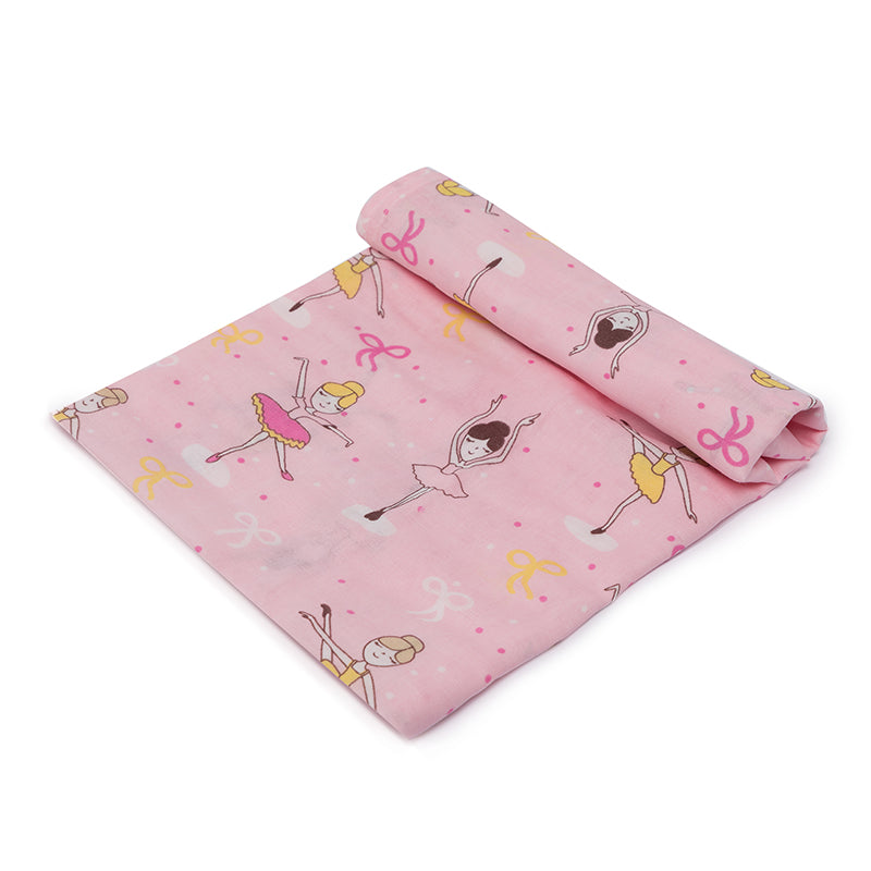 Circus Ballerina Cotton Swaddles - 2 pack