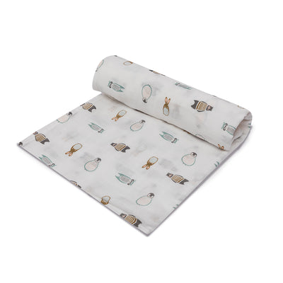 Mushroom Munchkins Muslin Swaddles - 2 Pack