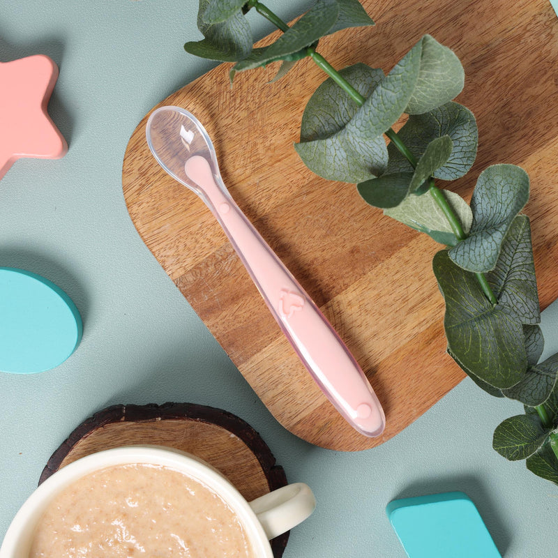 Peachy Long Silicone Spoon