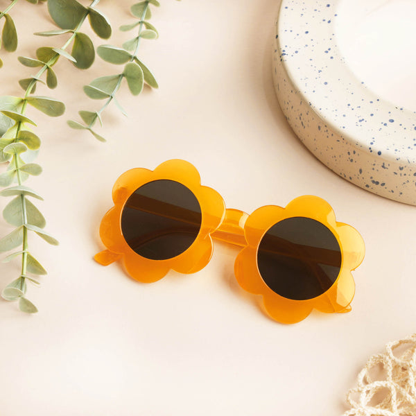 Floral Bliss Sunglasses - Yellow