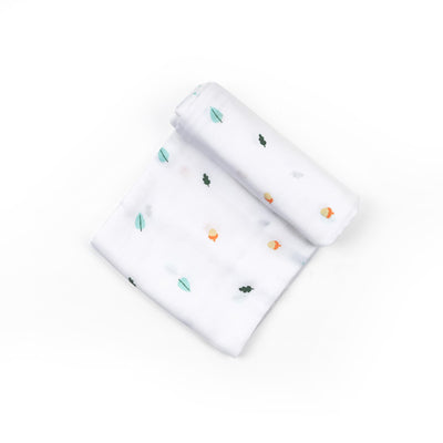 Baby Squirrel Organic Swaddle - 2 pack