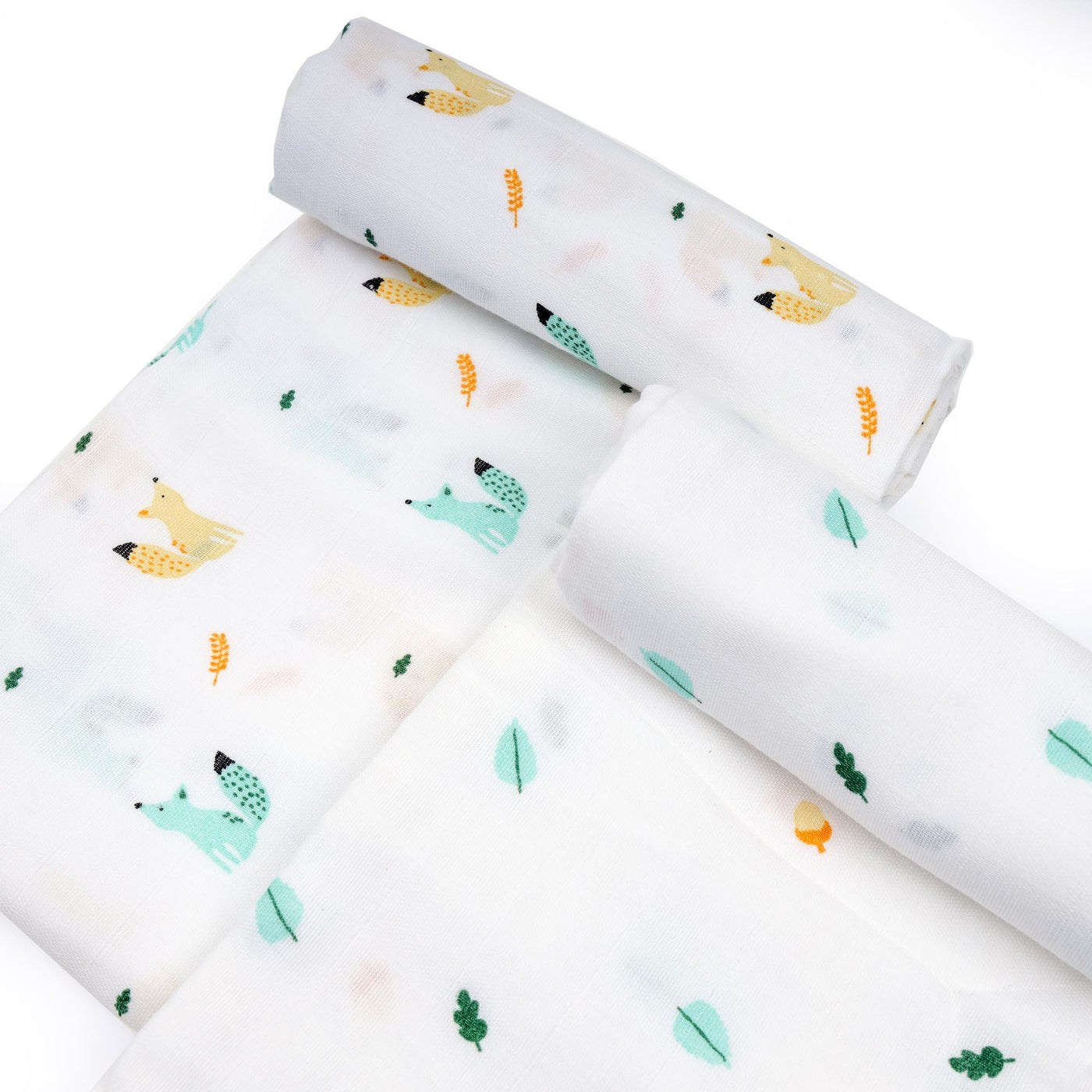 Baby Squirrel Organic Swaddle - 2 pack