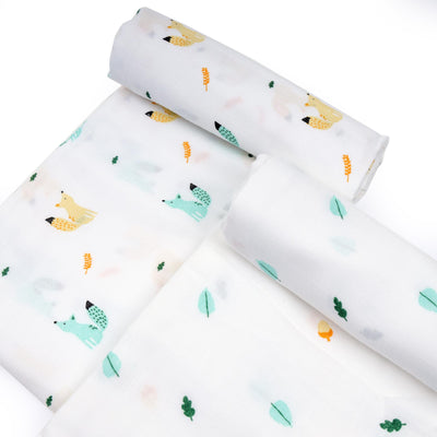 Baby Squirrel Organic Swaddle - 2 pack