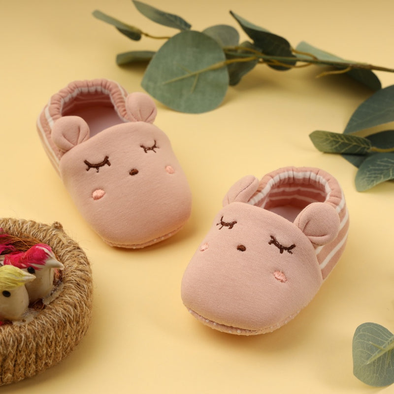 Pink Paws Elastic Booties