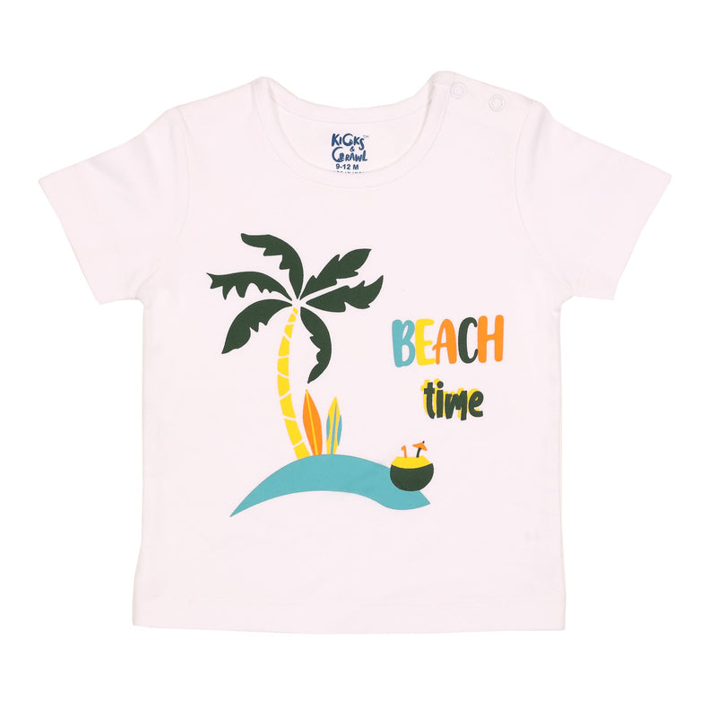 Beach Time Baby Tshirts - 3 Pack