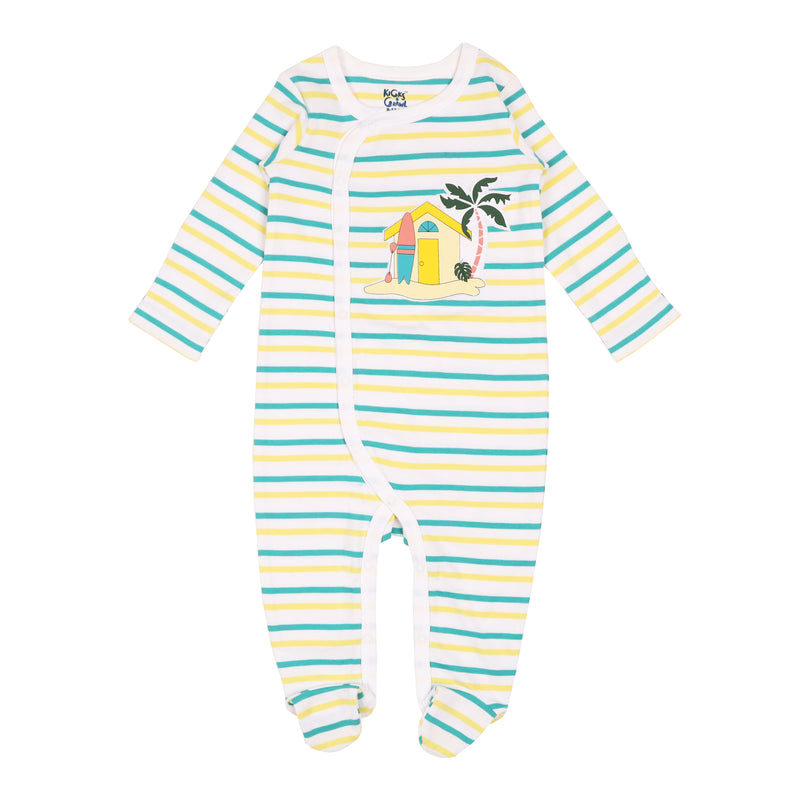 Surfer Baby Sleepsuits - 2 Pack