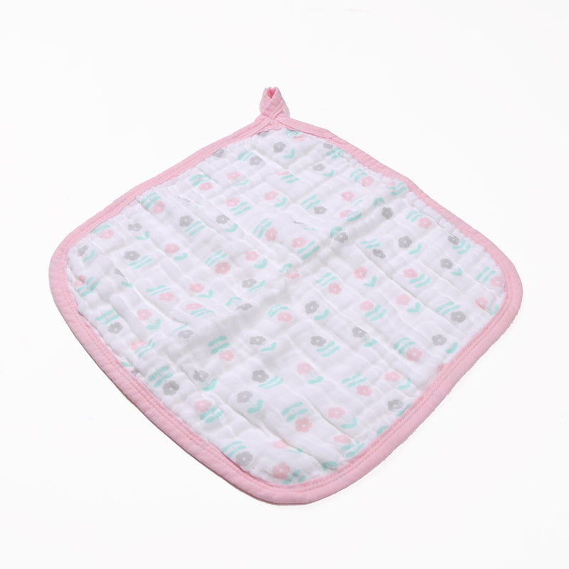 Pink Snails Muslin Wash Cloth - 3 Pack