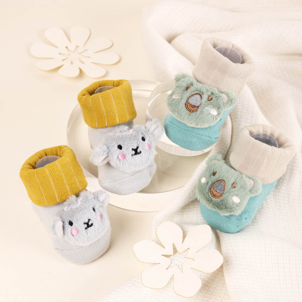 Koala & Friends 3D Socks - 2 Pack